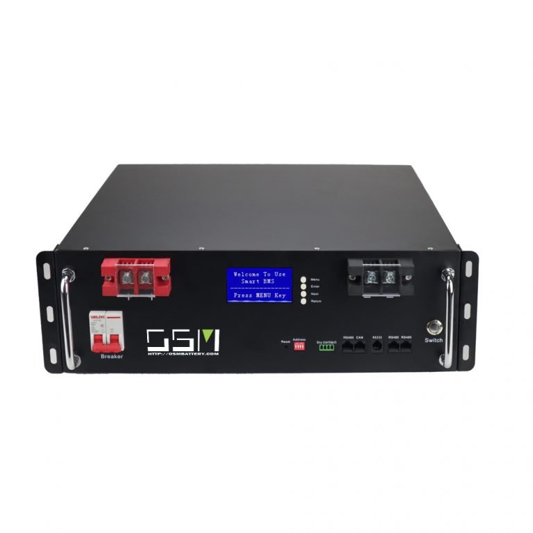 19 inch Rack-Mount Lithium LiFePo4 Battery 3U module 48v 50Ah | EG Solar