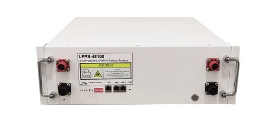 5.12kWh battery rack mounted