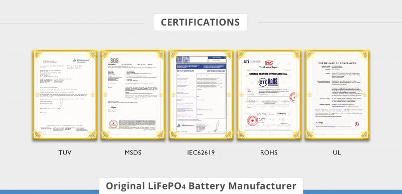 certification of 10kwh 48v battery pack 