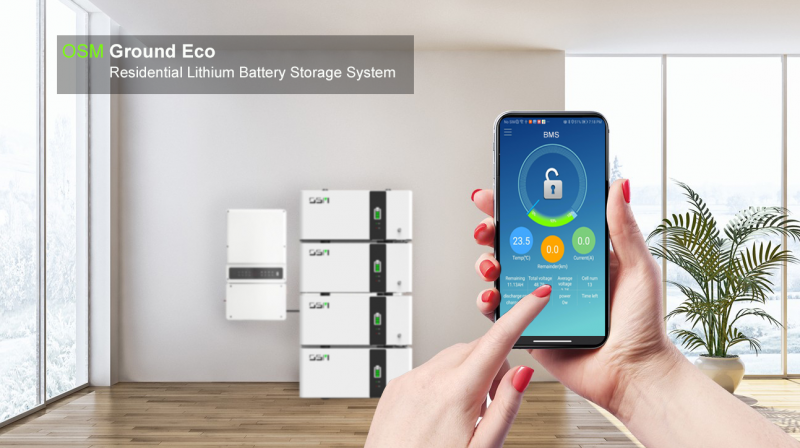 Ground eco solar storage battery