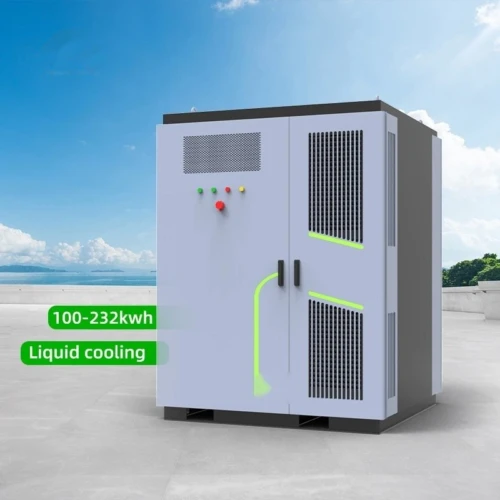 215kWh liquid cooling commercial energy storage cabinet front view