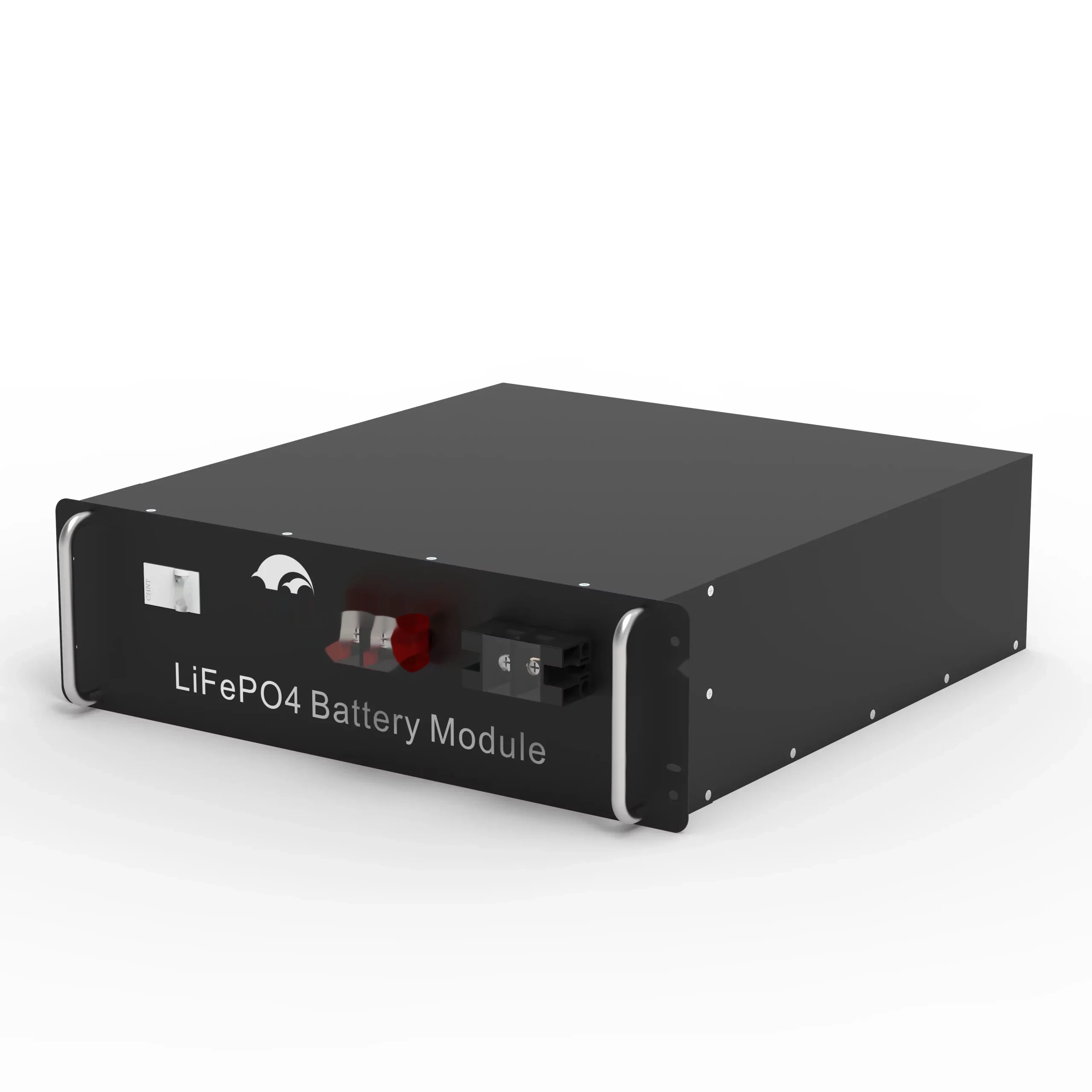 25.6V 100Ah Rack Mount LiFePO4 Battery — installed configuration example