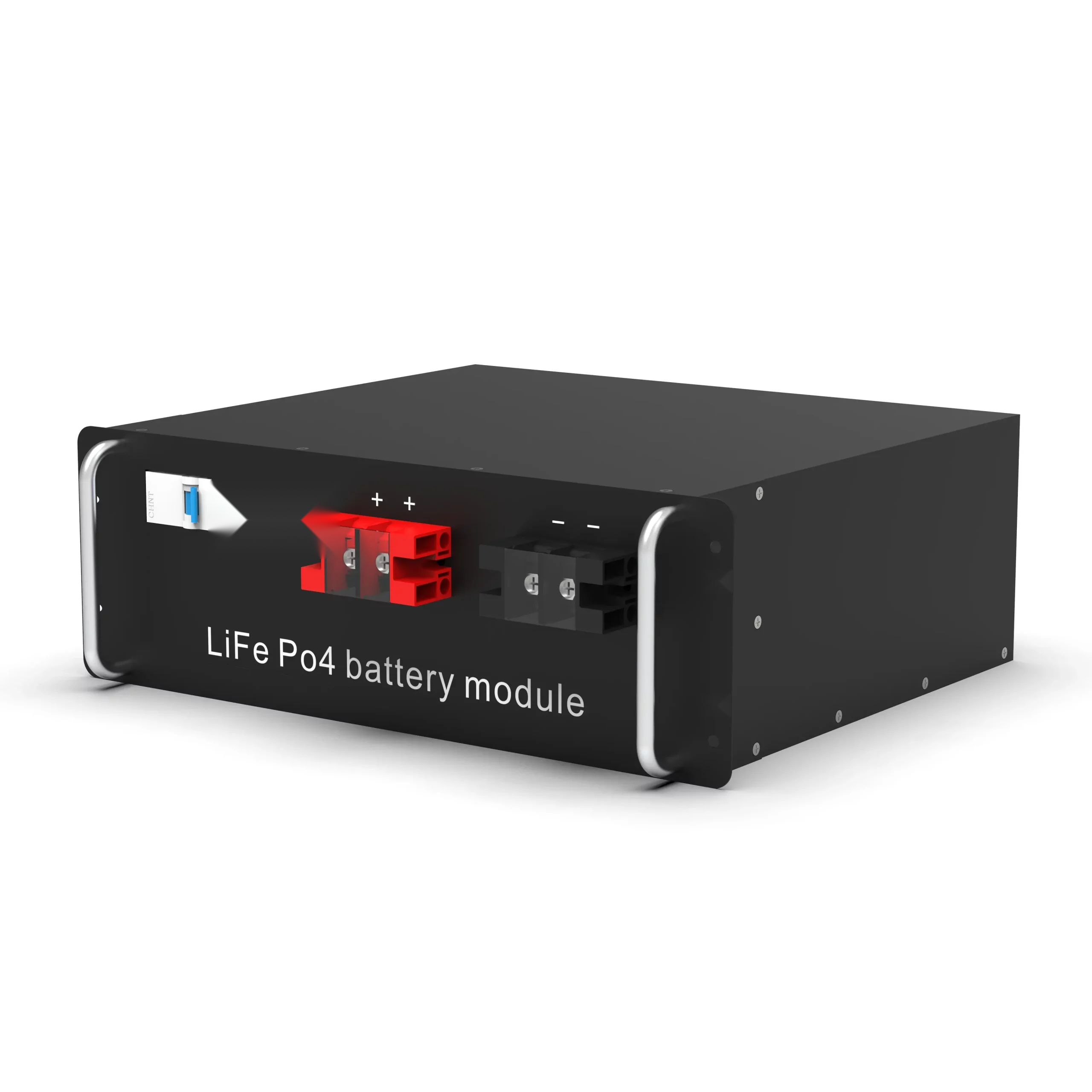 12.8V 100Ah Rack Mount LiFePO4 Battery — installed configuration example