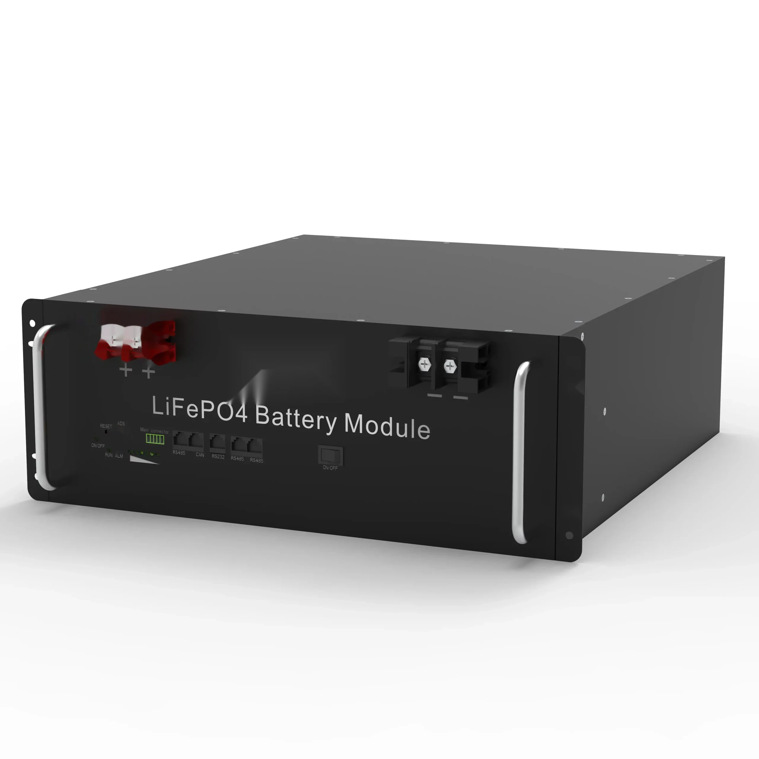 51.2V 100Ah Rack Mount LiFePO4 Battery — installed configuration example